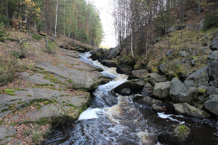Водопад в Озерном