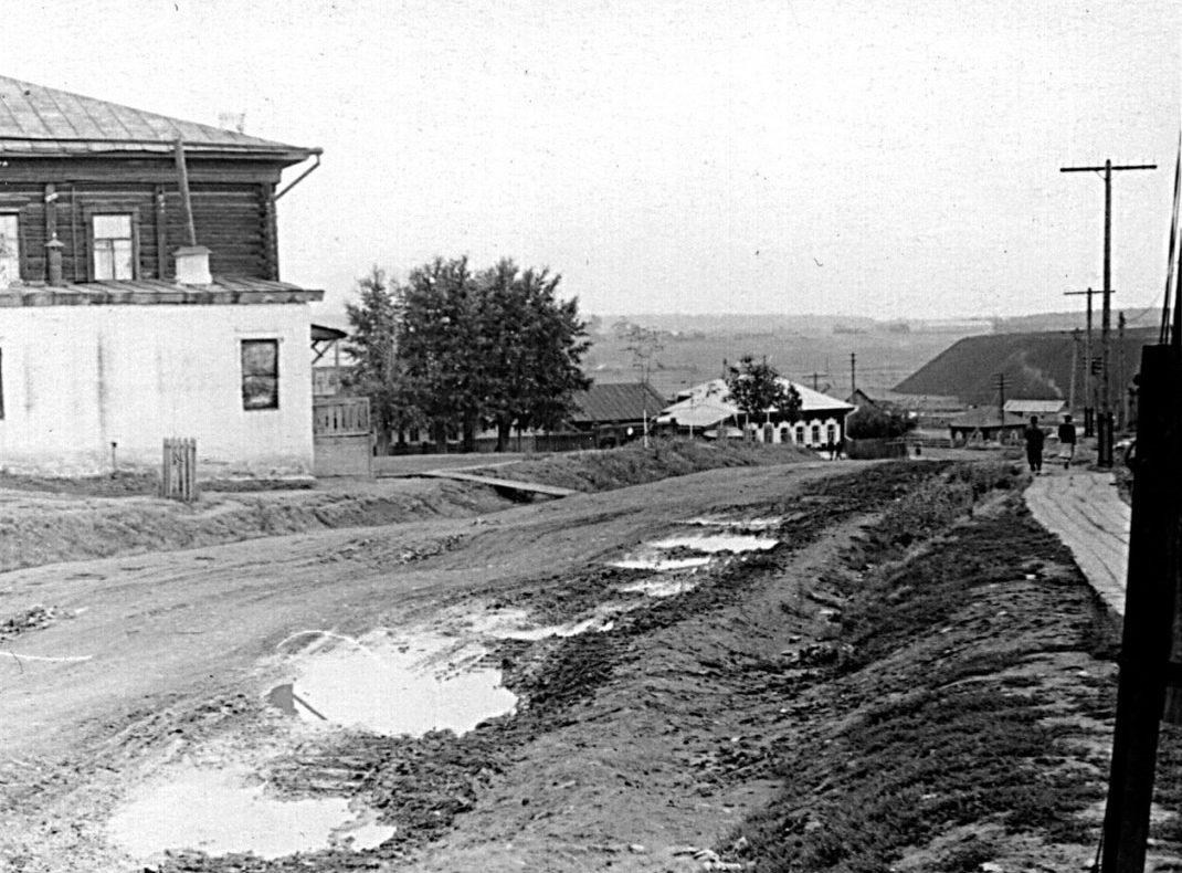 Режевские дороги и дощатые тротуары в 1950-е годы