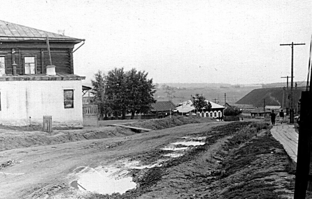 Режевские дороги и дощатые тротуары в 1950-е годы
