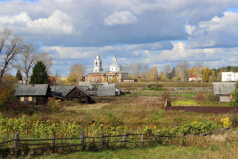 Режевской район (Режевской городской округ). Пейзаж с Липовским храмом
