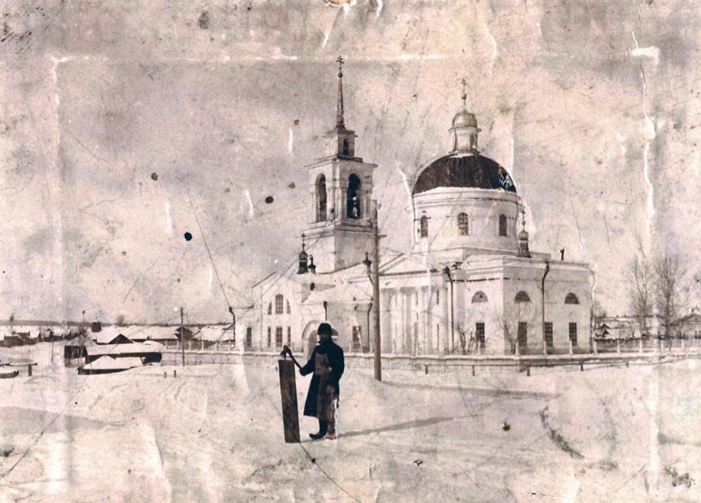 Село Черемисское. Так прежде выглядел Богоявленский храм в Черемисском