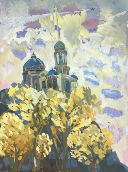 Легенда Орловой горы в Реже. Работа Гурьевой Анны, ДШИ, 12 лет