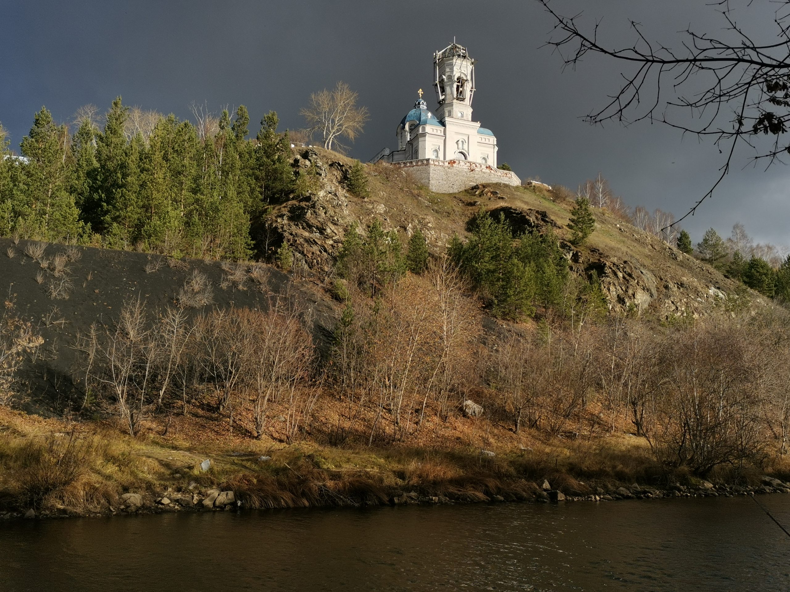 Нагорный храм во время реставрации, осень 2020 года