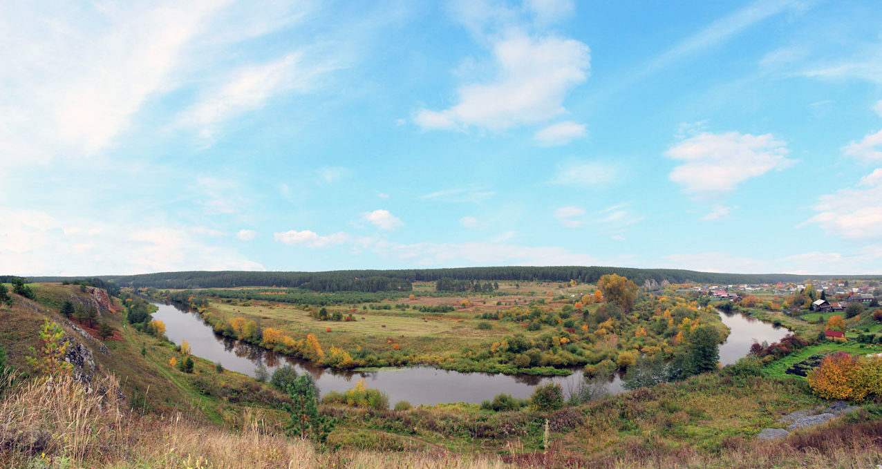 Осенний пейзаж в районе Першино
