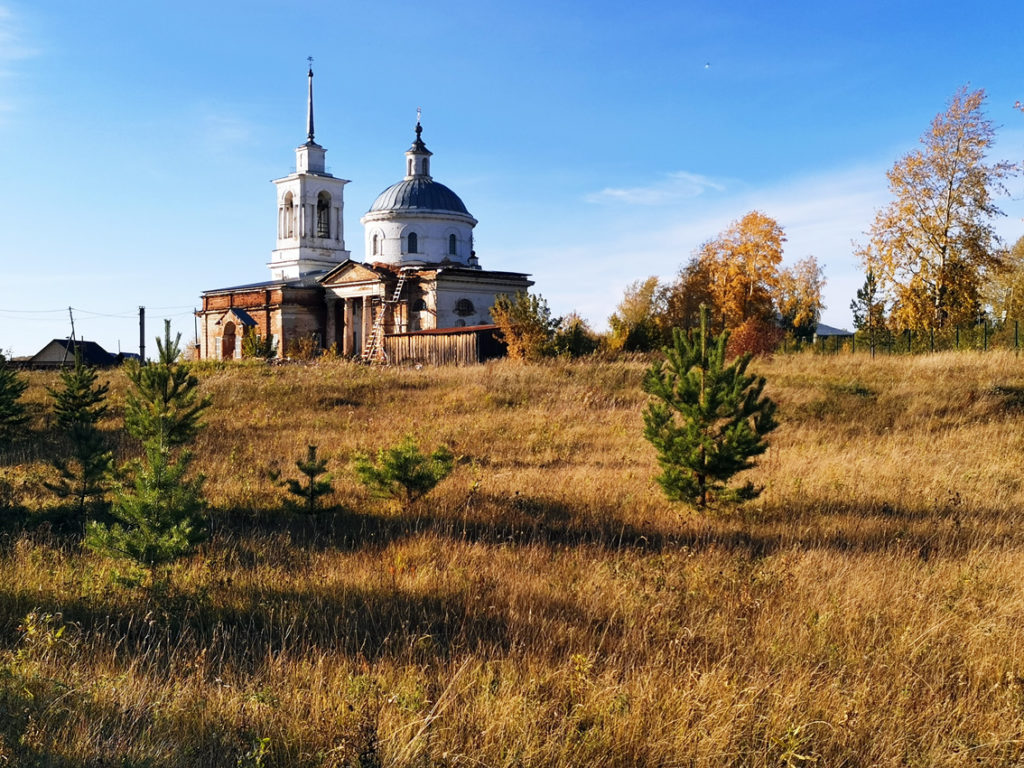 Экскурсии по Режу и Режевскому району. Село Липовское: церковь Рождества Христова