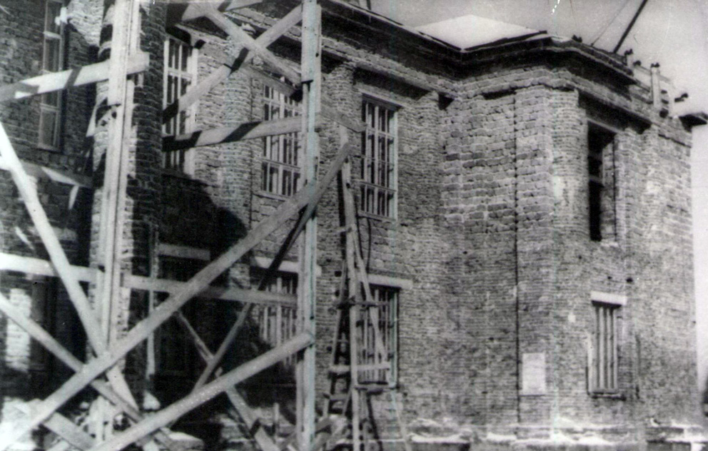 История города Режа. Строительство ДК РМЗ. Фото середины 1950-х годов