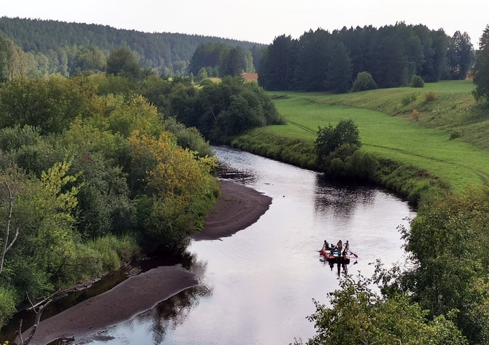 Село Першино и окрестности: Брагино. Во время сплава по реке Реж