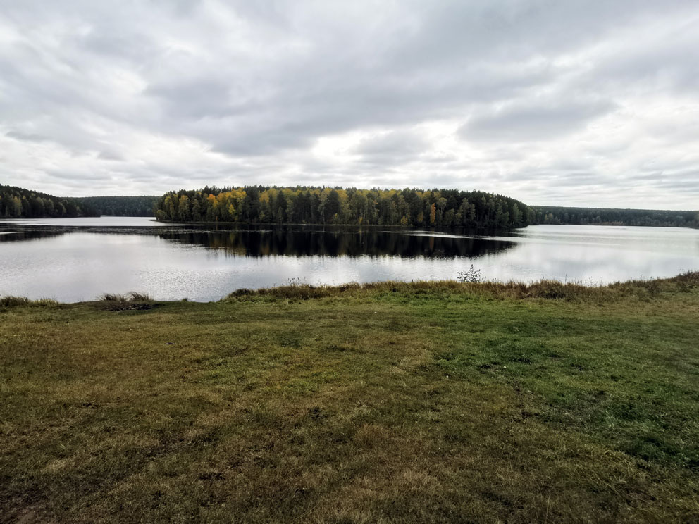 Реж. Вид с Межевого на Режевской пруд