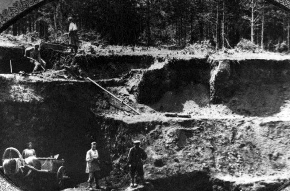 История Режа. Добыча никелевой руды на Голендухинском руднике (Першинском карьере) во второй половине 1930-х годов