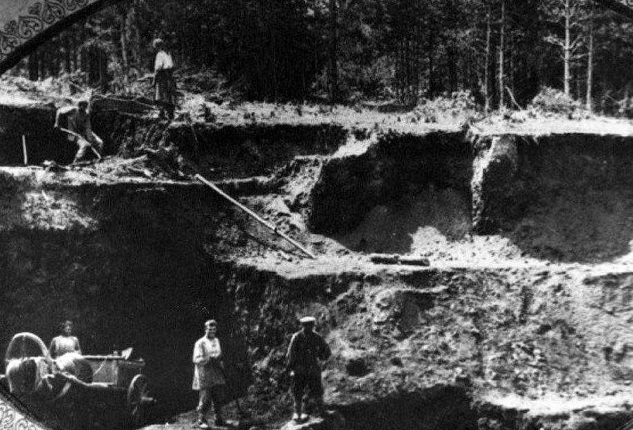История города Режа 1917 - 1953. Добыча никелевой руды на Голендухинском руднике (Першинском карьере) во второй половине 1930-х годов