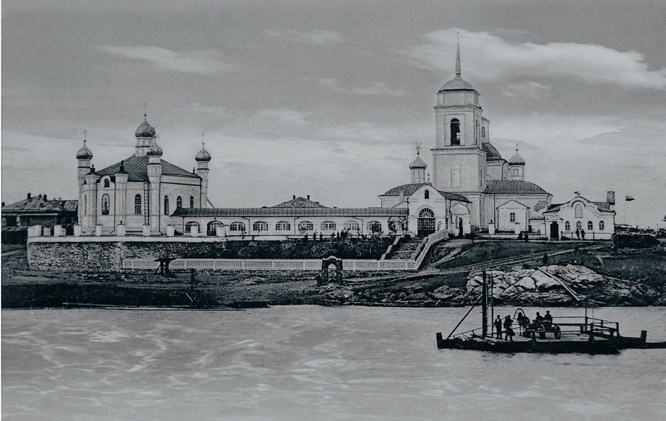 Храмовый комплекс в Меркушино в начале XX века