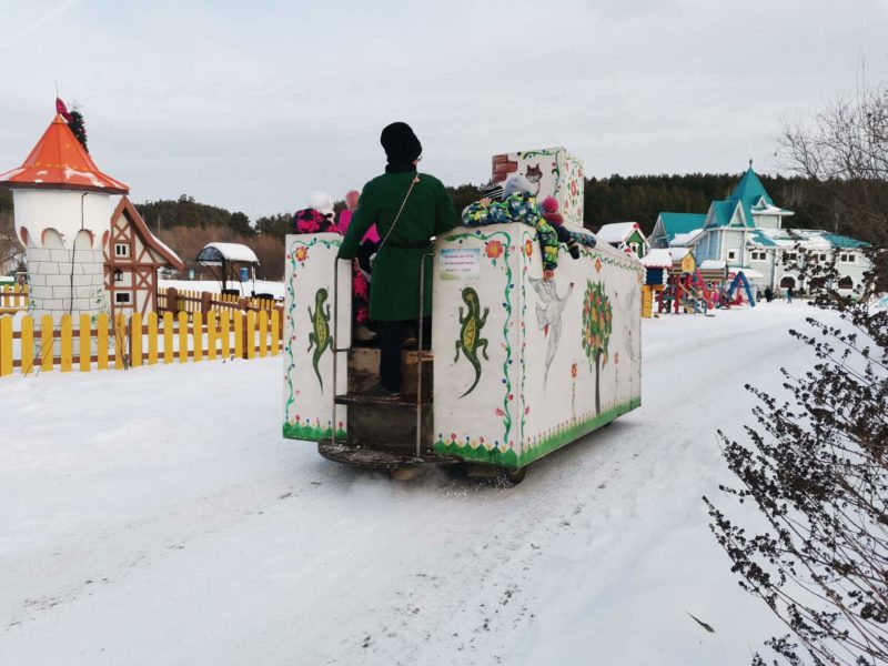 Самоходная печь в Парке Сказов